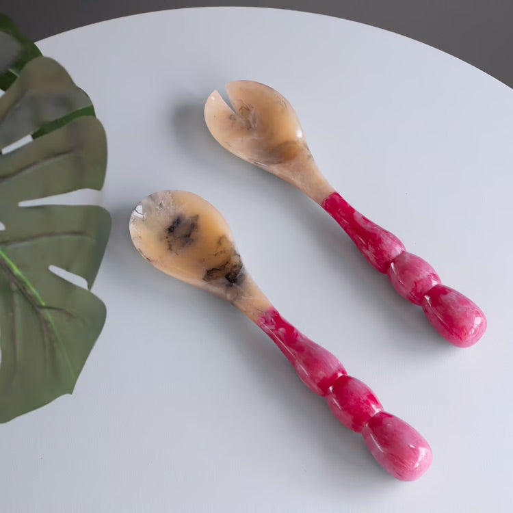 Resin Rio Bubble Salad Servers