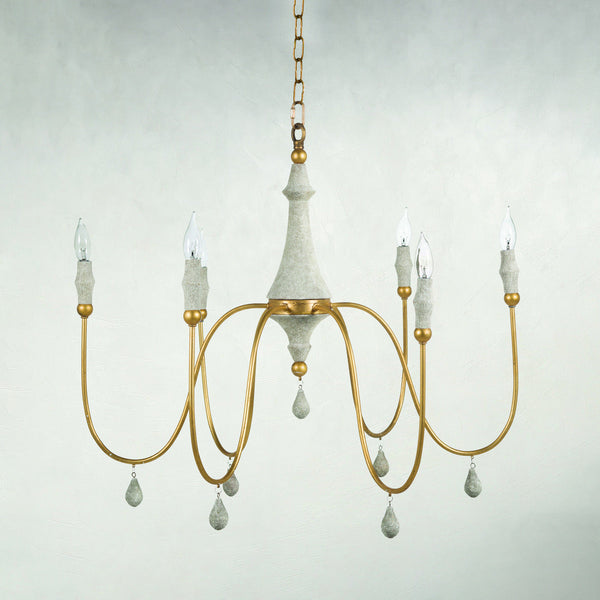 Clay Chandelier Small