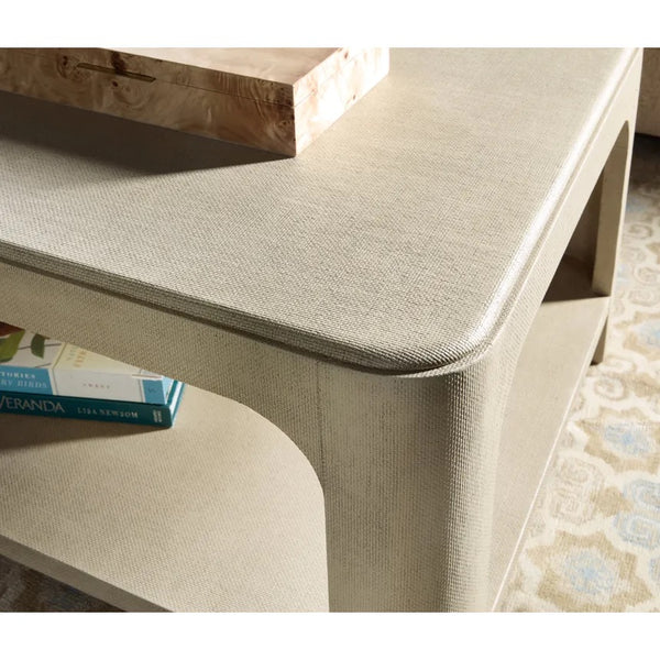 Raffia Rectangular Coffee Table