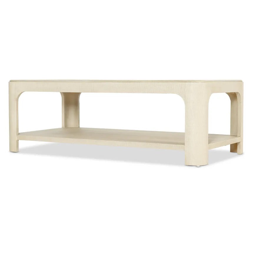 Raffia Rectangular Coffee Table