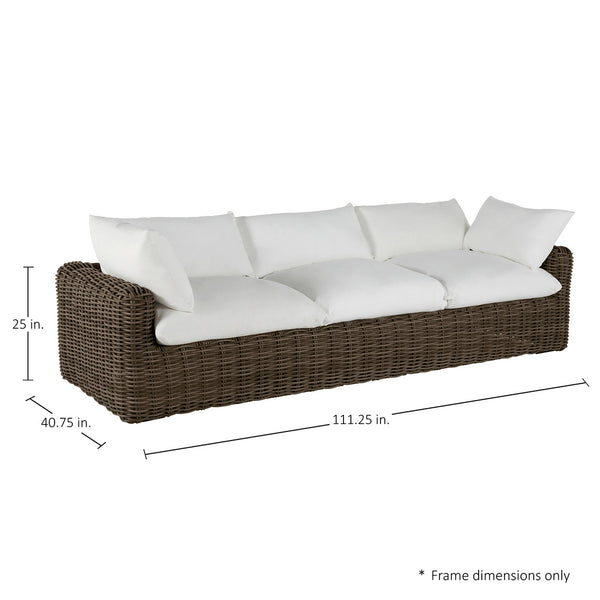 Montecito Resin Wicker Sofa