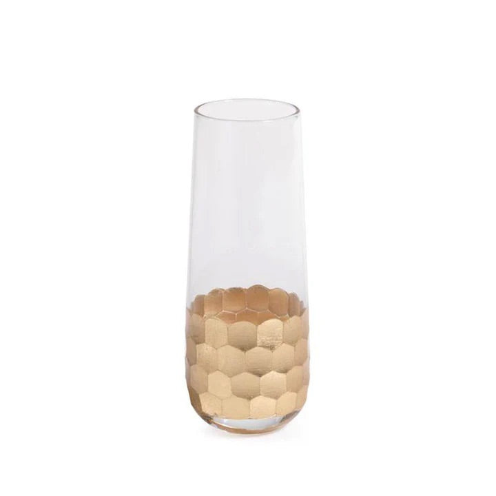 Fez Cut Stemless Champagne Glass