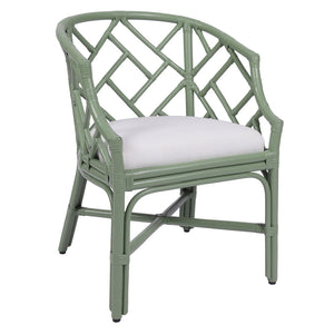 Hampton Chippendale Rattan Barrel Chair - BACKORDER