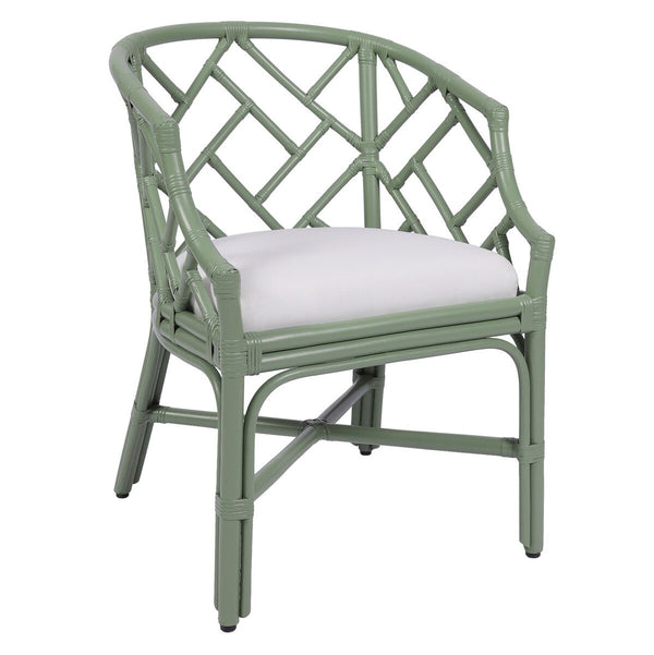 Hampton Chippendale Rattan Barrel Chair - BACKORDER