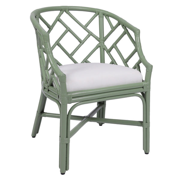 Hampton Chippendale Rattan Barrel Chair - BACKORDER