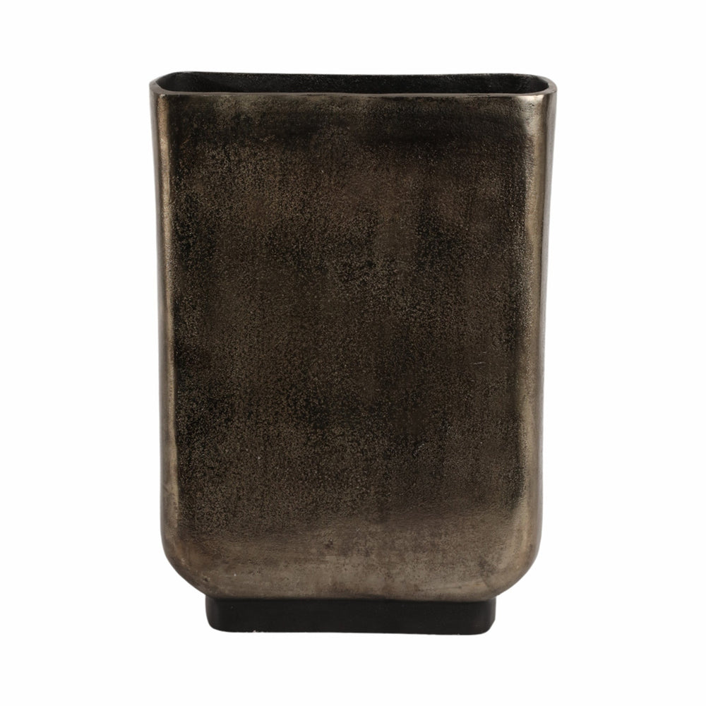 Parsa Bronze Metal Vase, Large