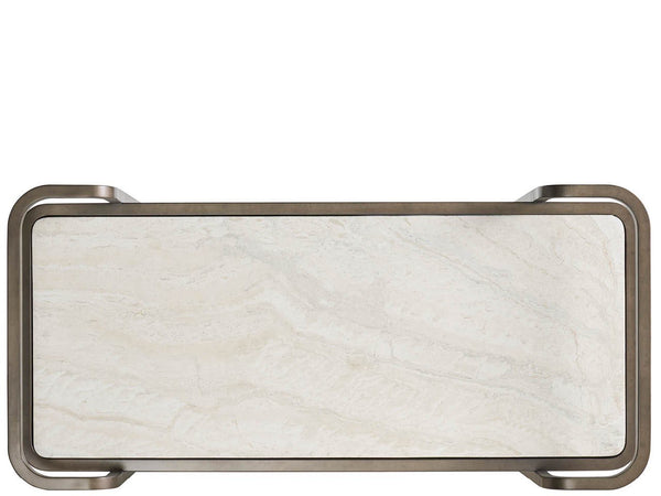 Aged Gold Modern Bar Cart