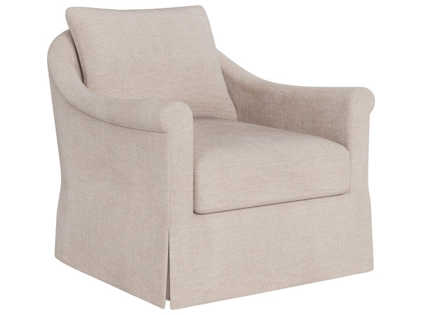 Rowan Skirted Swivel Chair