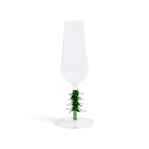 Treetop Cheers Champagne Glass