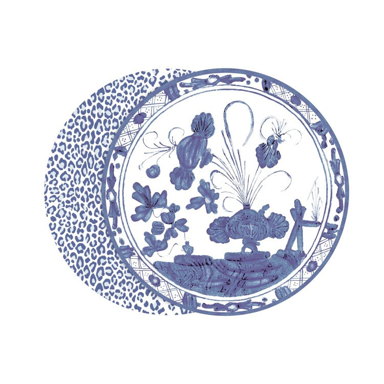 Faenza and Leopard Reversible Placemats Set of 4