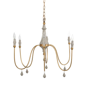 Clay Chandelier Small
