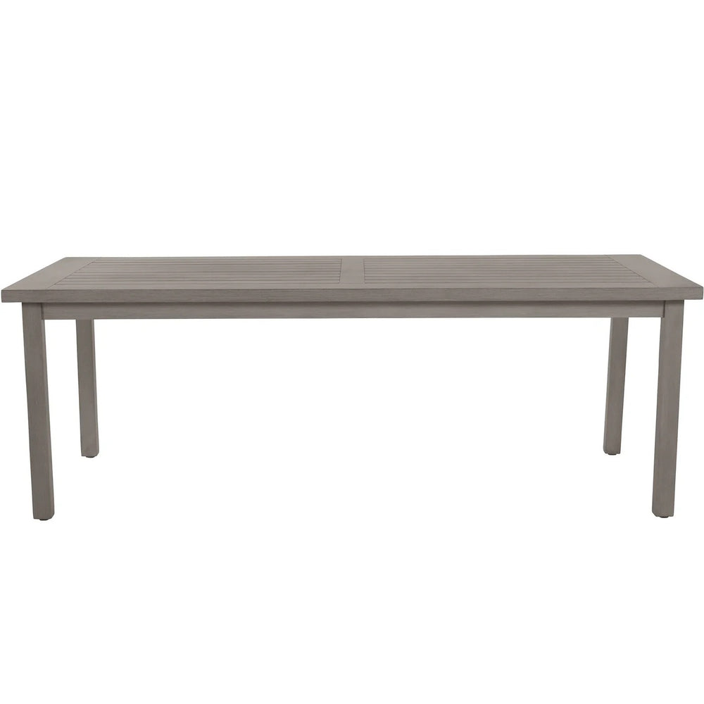 Club Aluminum Outdoor Slatted Dining Table
