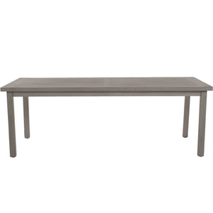 Club Aluminum Outdoor Slatted Dining Table