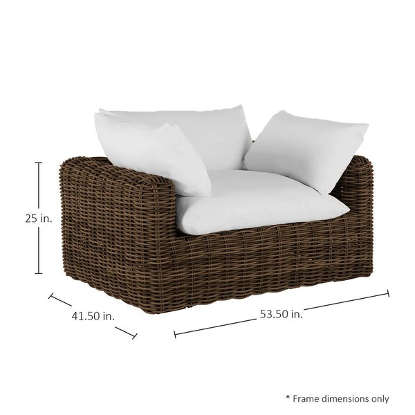 Montecito Resin Wicker Lounge